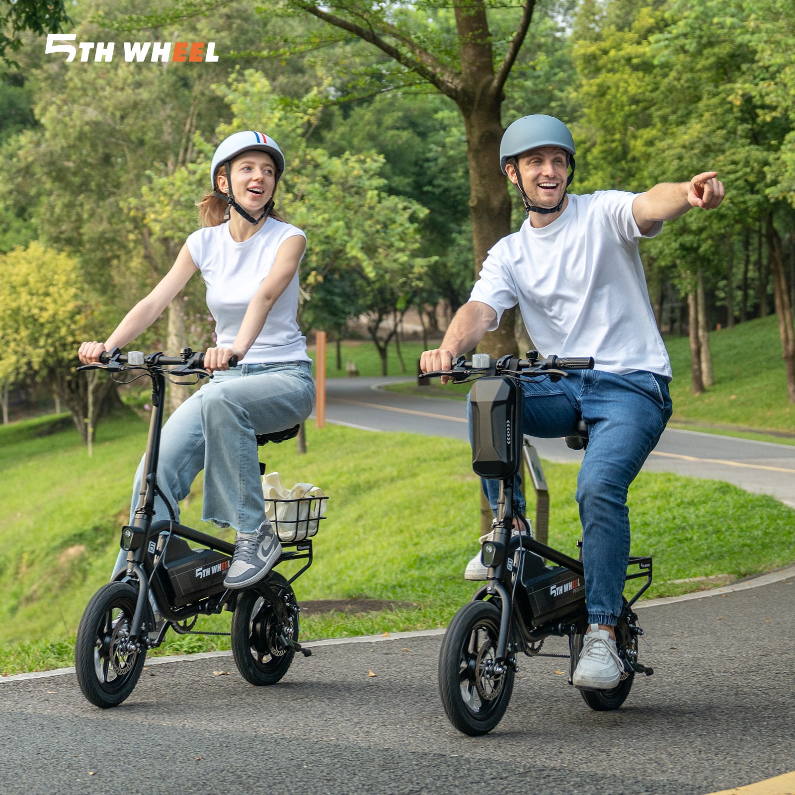 5TH WHEEL Transit Electric Bicycle for Adults and Teens | Folding and Portable