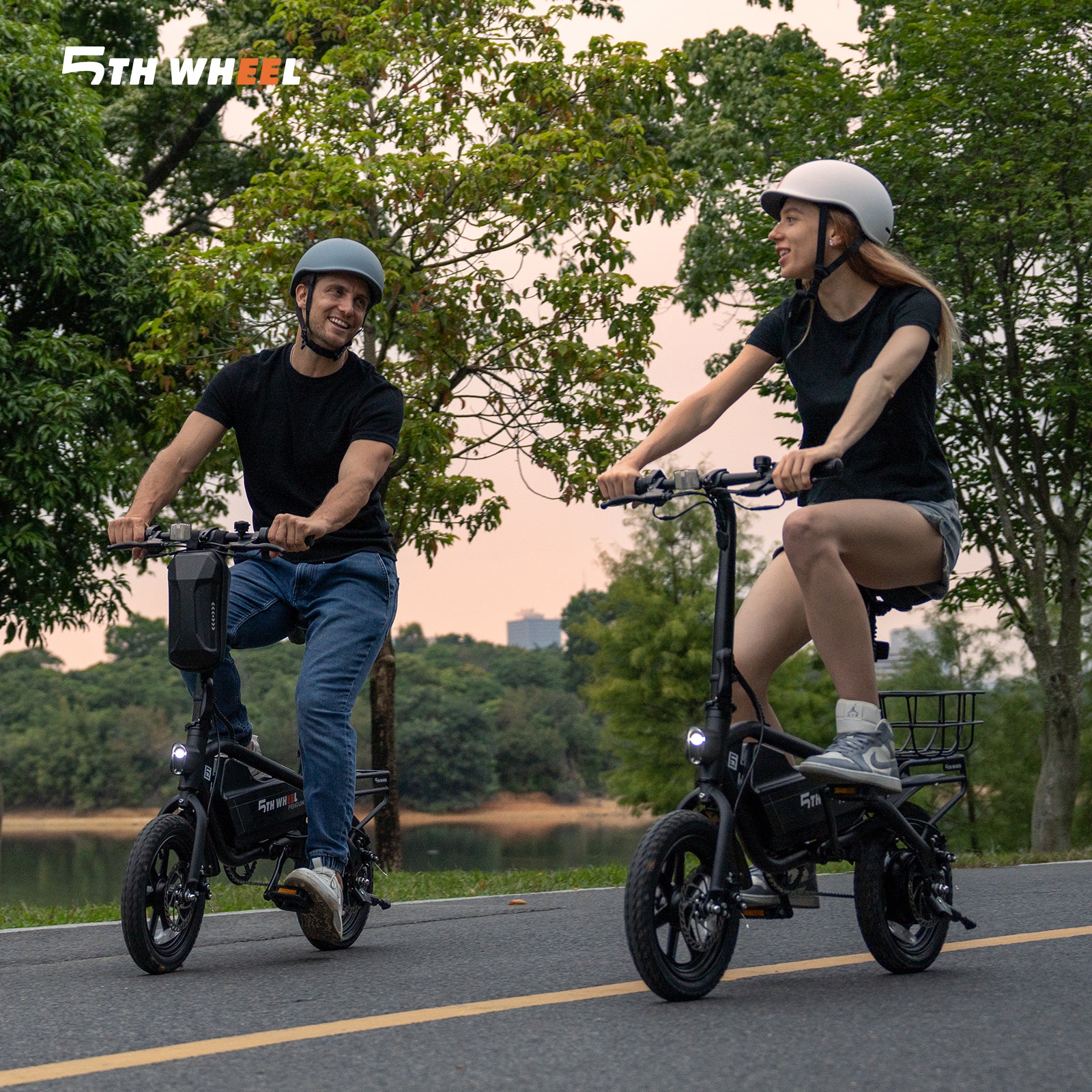 5TH WHEEL Transit Electric Bicycle for Adults and Teens | Folding and Portable