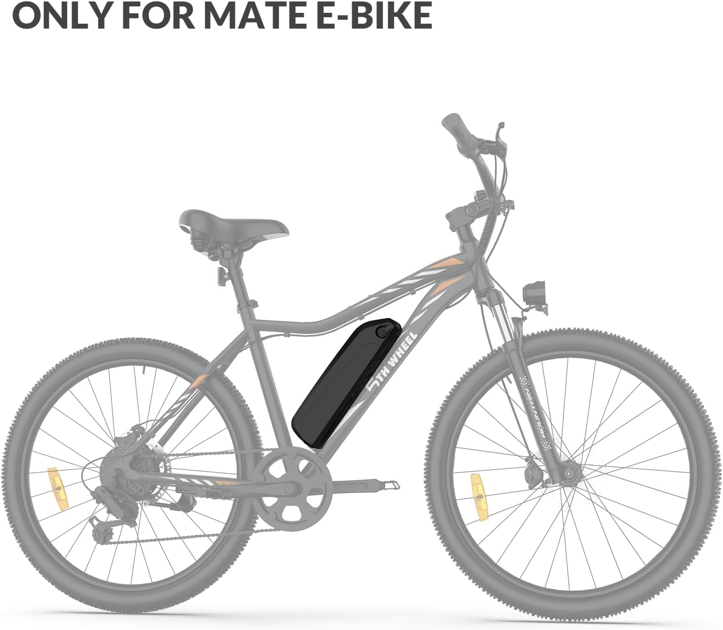 5TH WHEEL Mate Electric Bike | 1000W Peak Motor, 7-Speed, 468WH Removable Battery