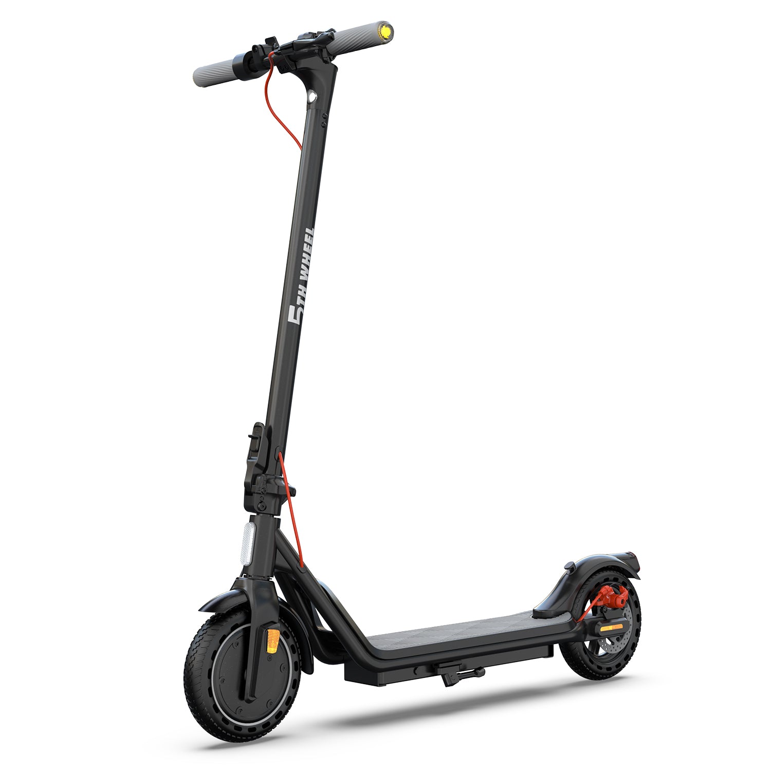 5TH WHEEL W16S 300W Electric Scooter with Turn Signal, 8.5” Solid Tires, 18mph & 12Miles Range, Folding Commuting E-Scooter for Adults with APP Control